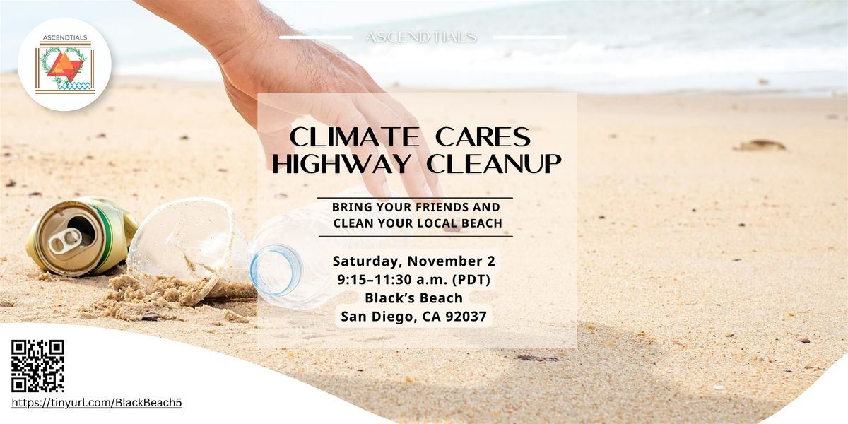 ASCENDtials Climate Cares Black's Beach Cleanup