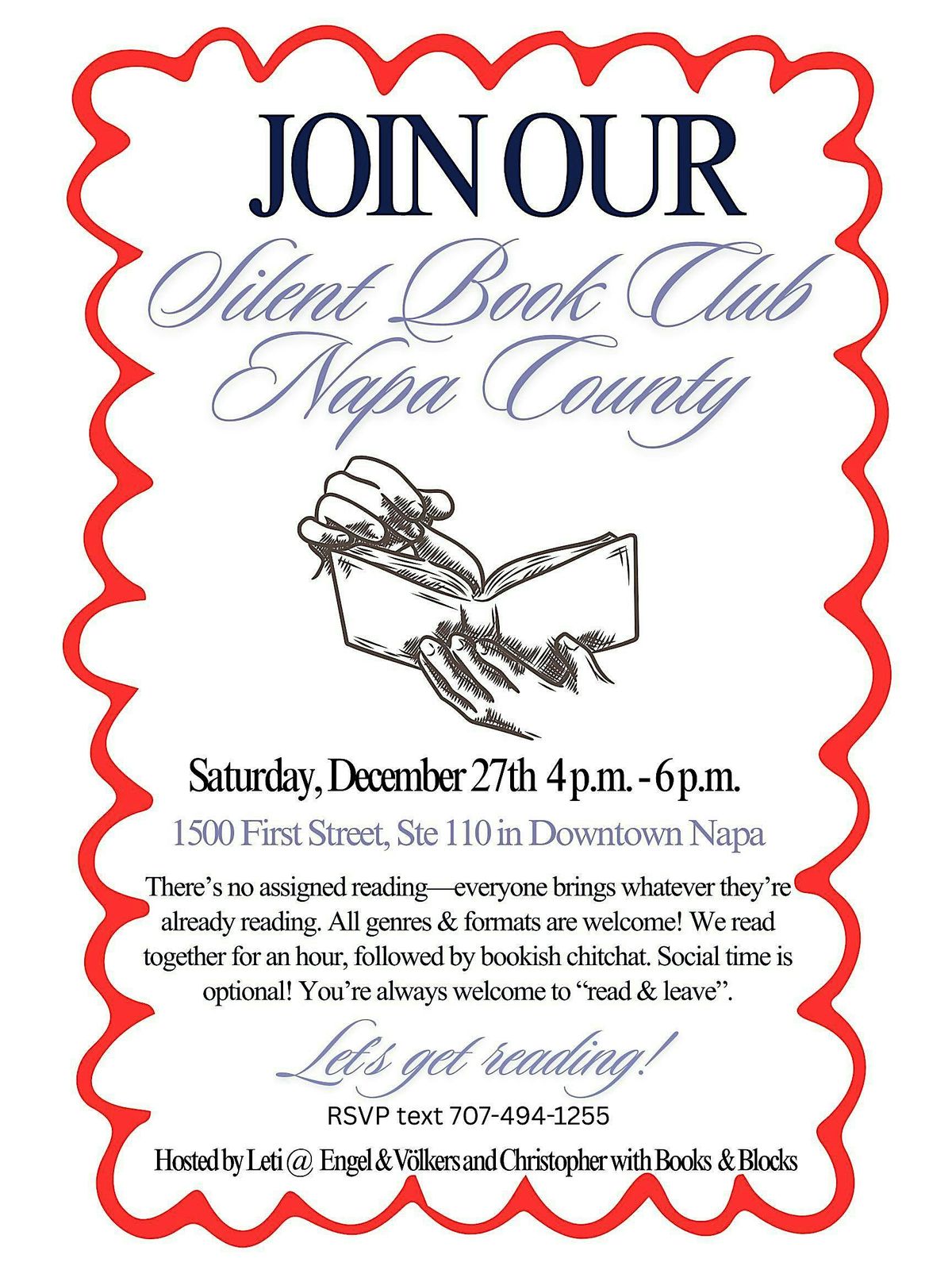 Silent Book Club Napa Valley