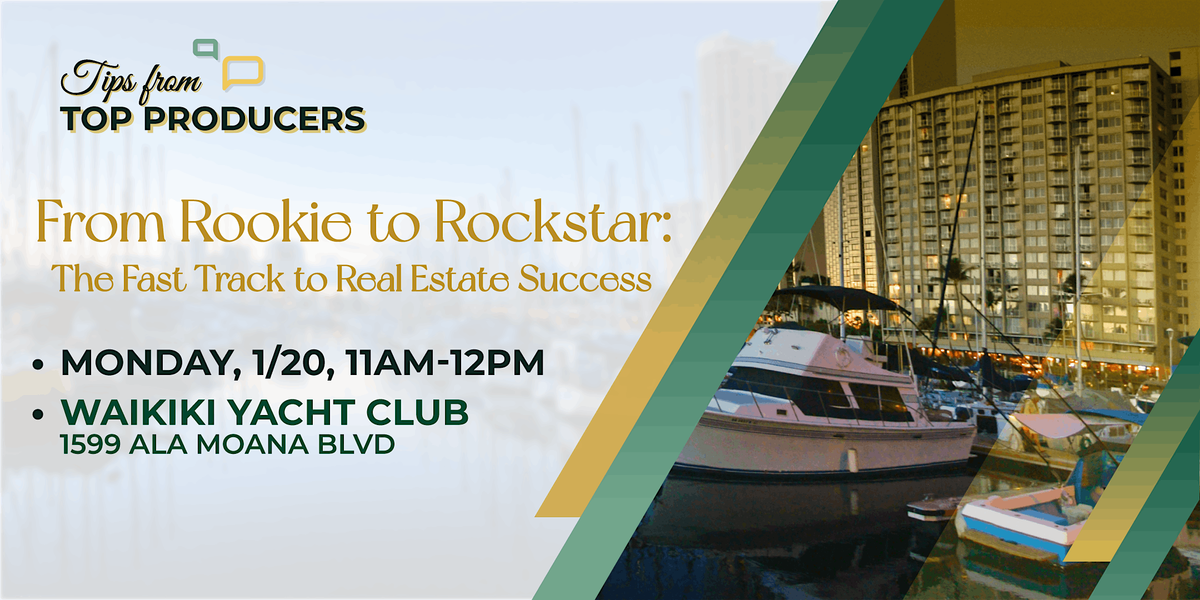 From Rookie to Rockstar: The Fast Track to Real Estate Success