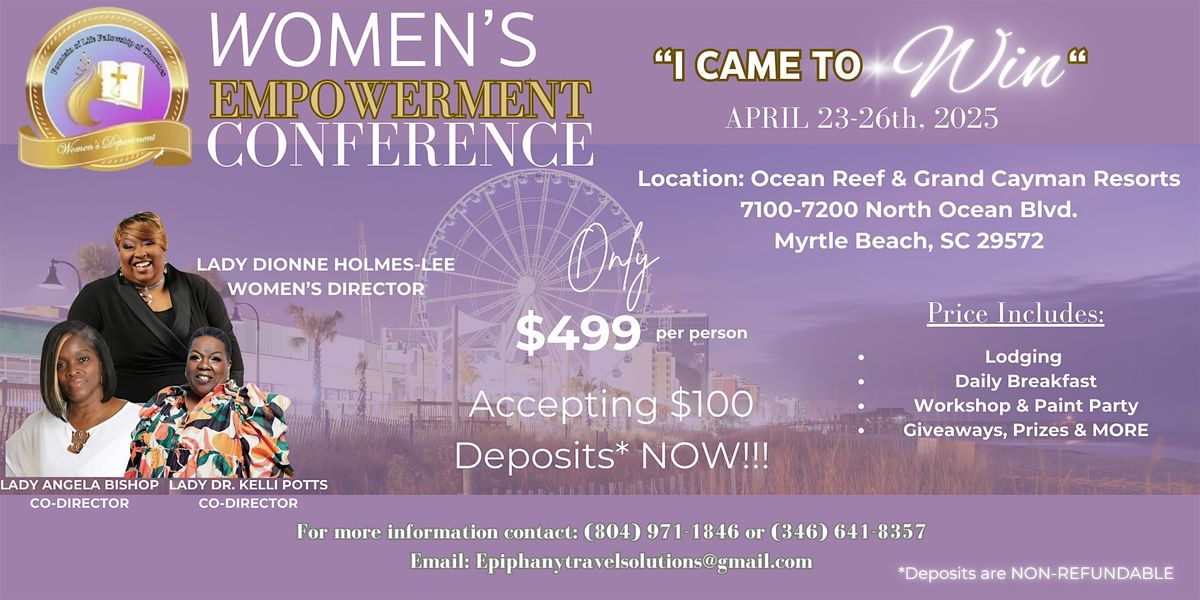 "I CAME TO WIN" - FOLFOC Women's Empowerment Conference 2025