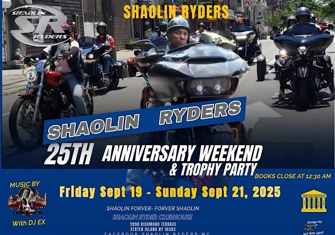 Shaolin Ryders MC 25th Anniversary & Trophy Party