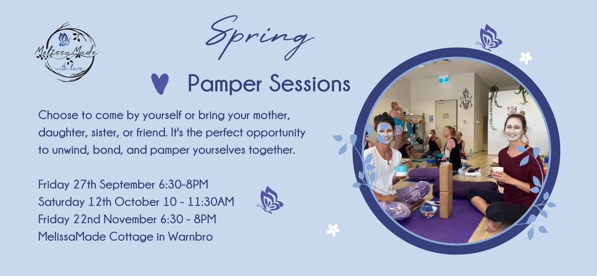 Spring Pamper Sessions