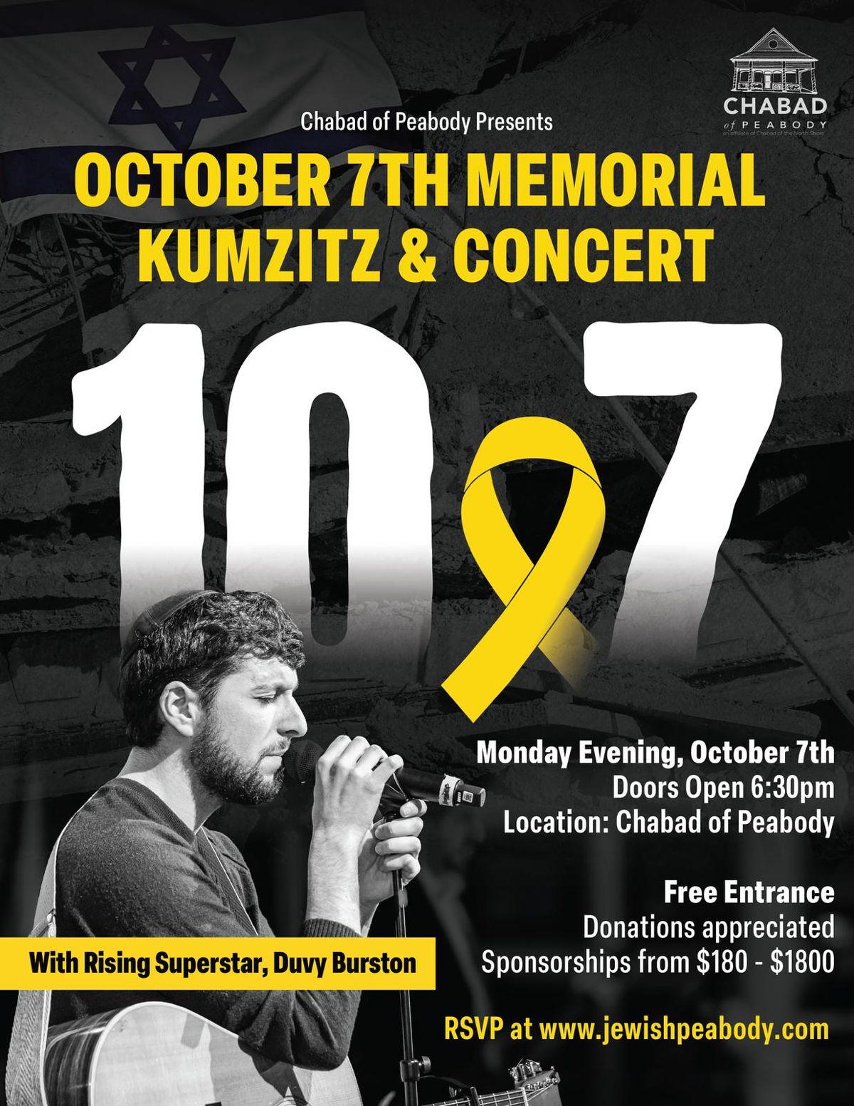 October 7th Memorial Kumzitz