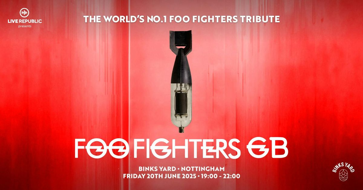 Foo Fighters The World's No.1 Tribute Act | Binks yard