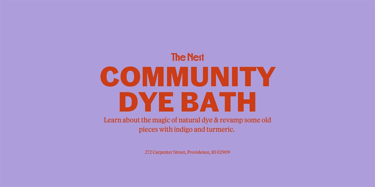 Fall Community Dye Bath