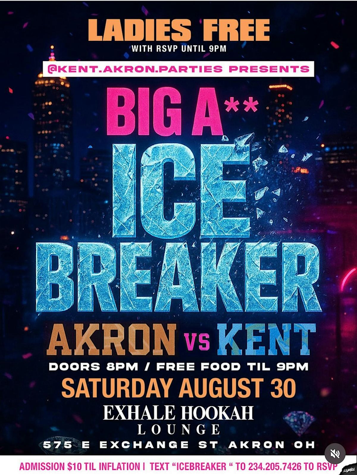 AKRON VS KENT BIG A** ICEBREAKER