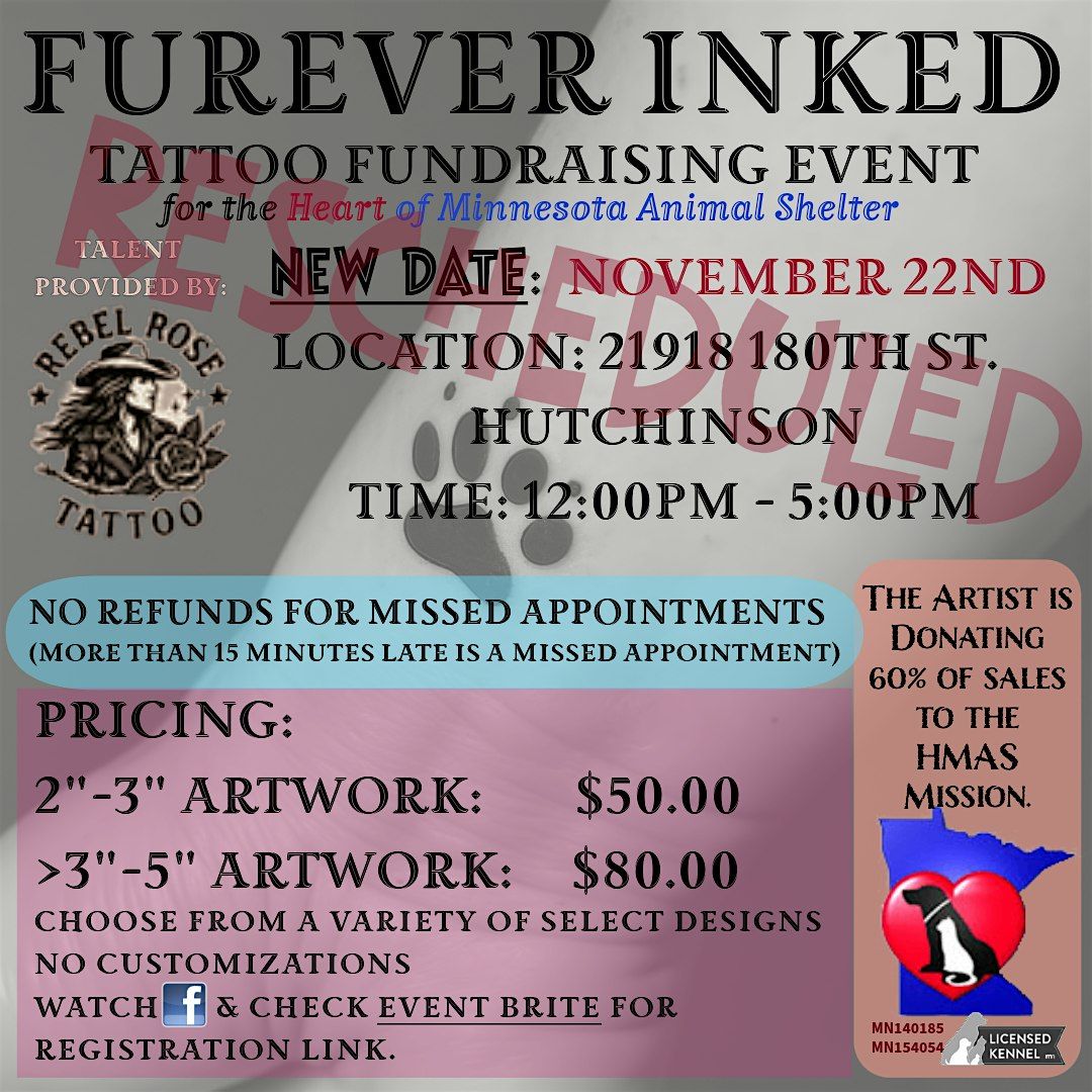 Furever Inked-Tattoo Fundraiser