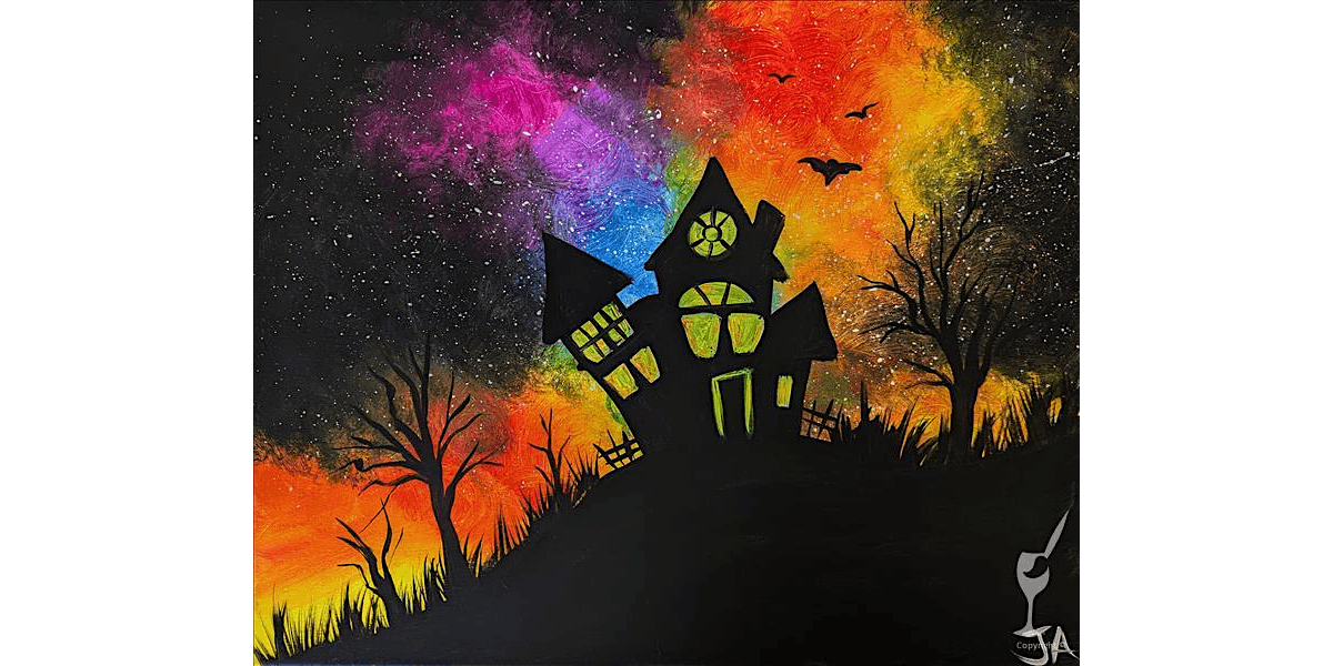 Haunted Hill: Colorful Edition - Paint and Sip in Denver | Classpop!\u2122