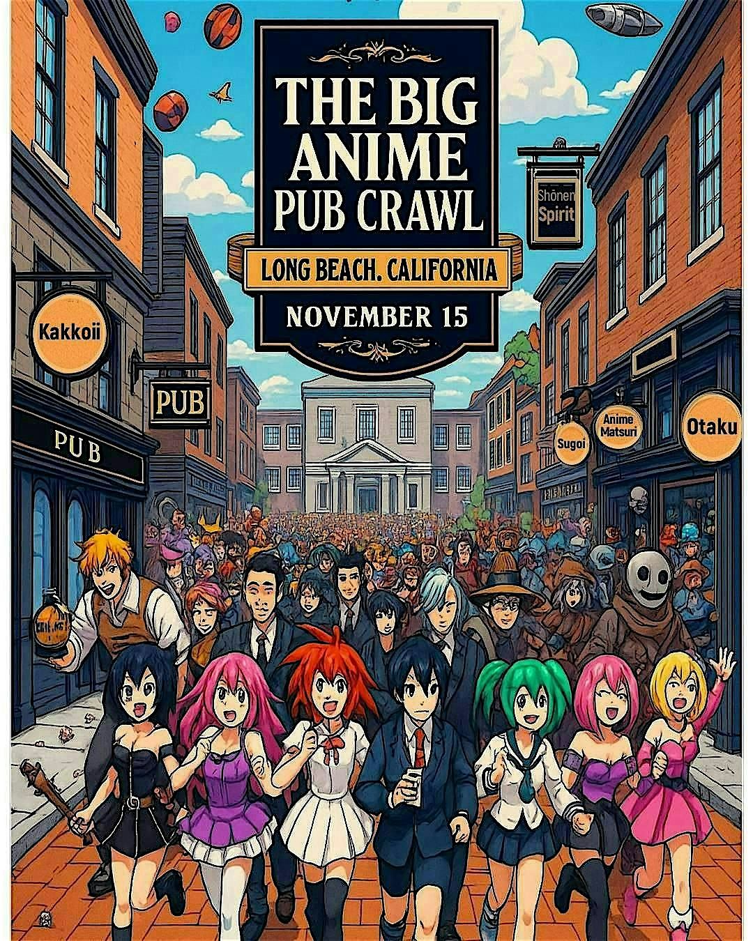 The Big Anime Pub Crawl Long Beach, CA!