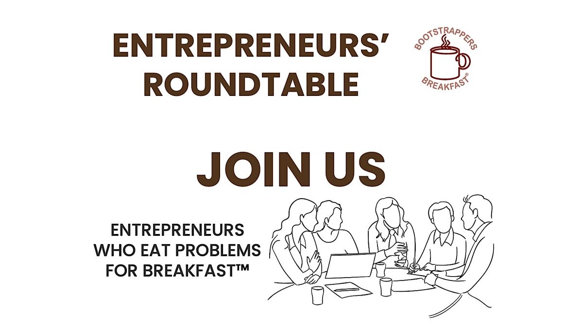 Bootstrappers Breakfast in Redwood City for Silicon Valley Founders