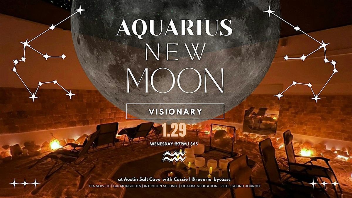 Aquarius New Moon 2025 Meditation + Sound Event