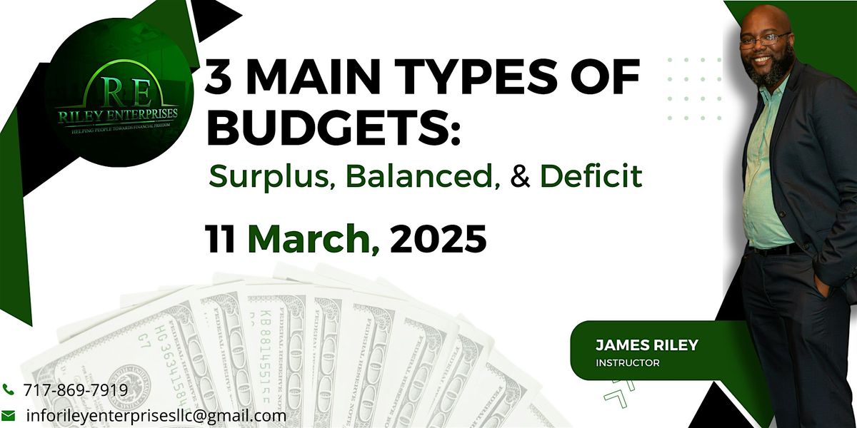 3 Main Types of Budget: Surplus, Balanced, & Deficit