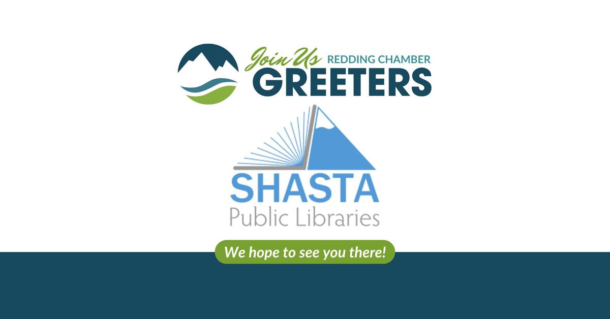 Greeters with Shasta Library Foundation\/Redding Library