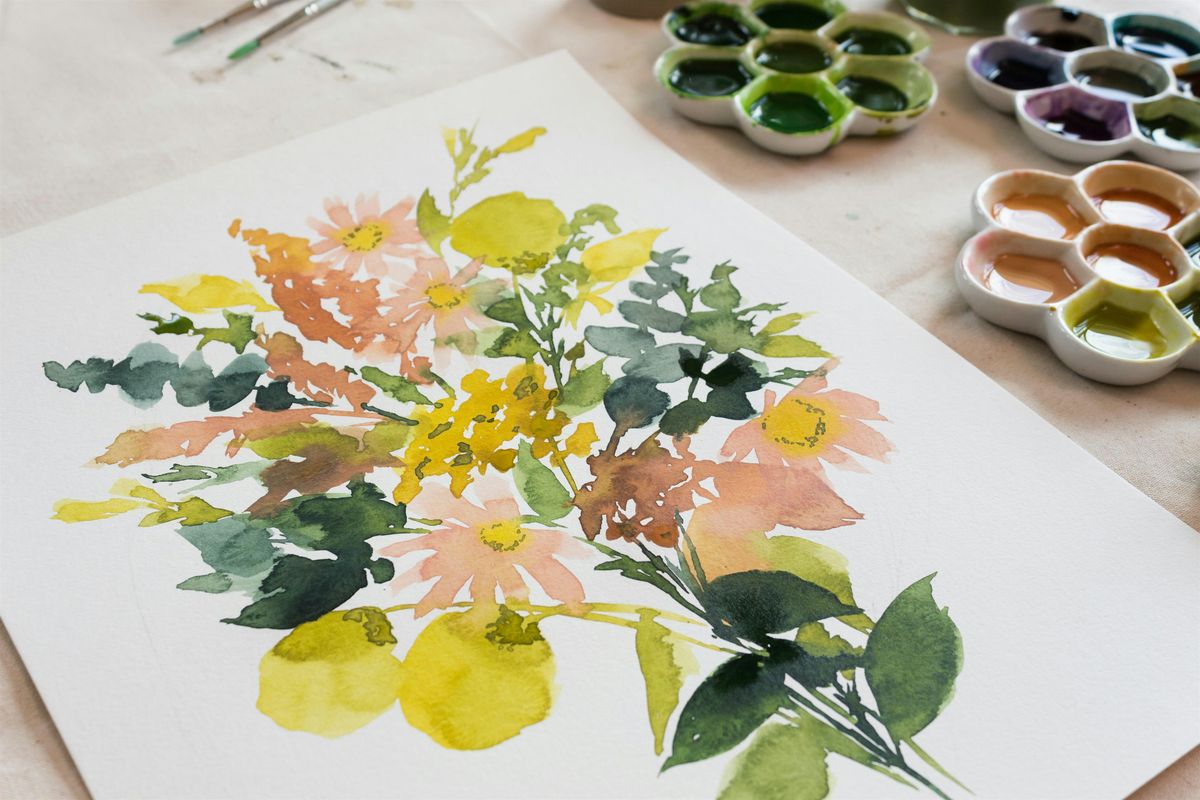 Workshop | Fluid Florals in Watercolor