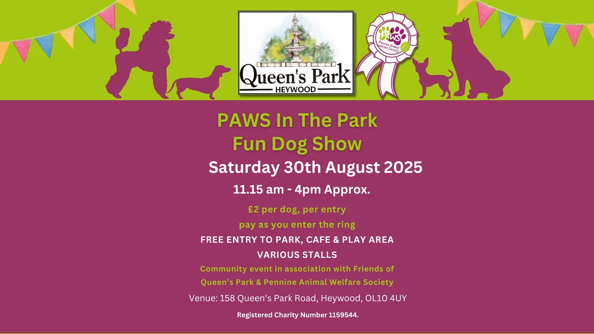 PAWS In The Park Fun Dog Show 