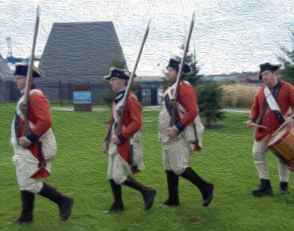 Musketry Salute From Portland Point