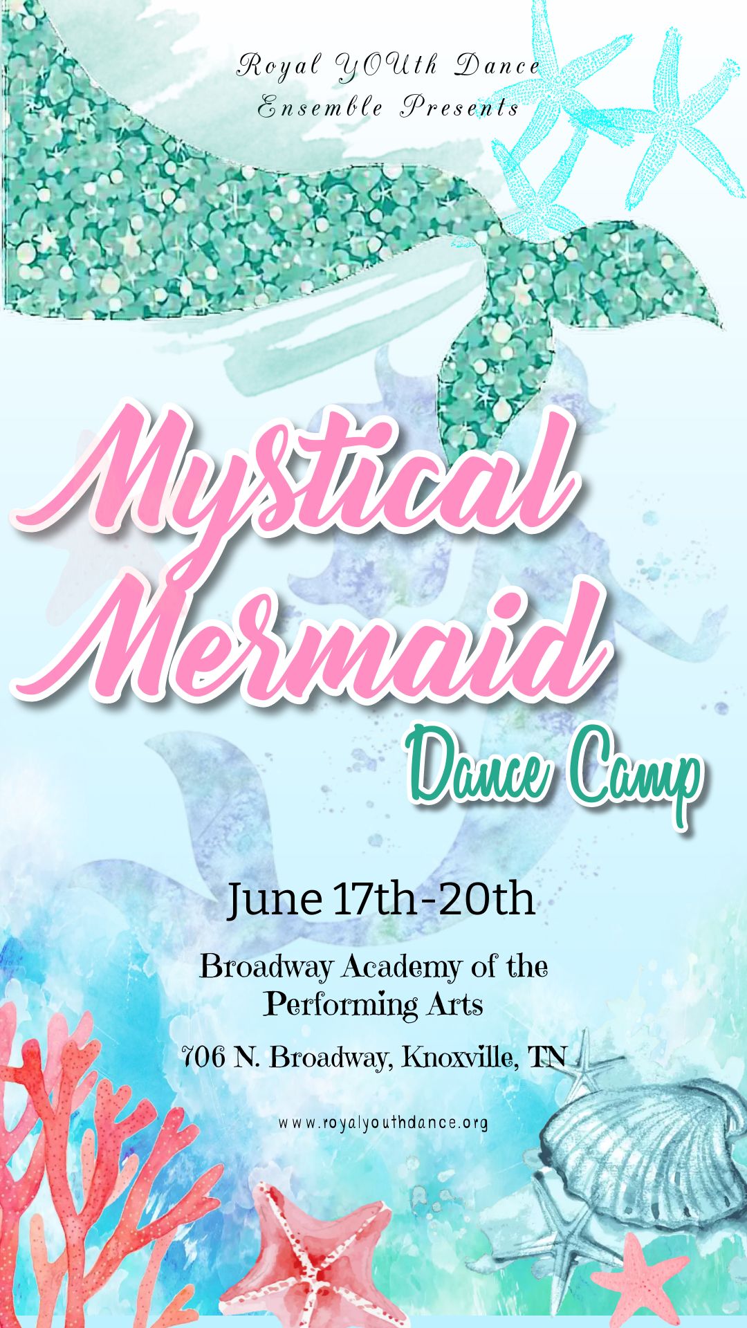 Mystical Mermaids Dance Camp (Ballet\/Jazz\/Tap)