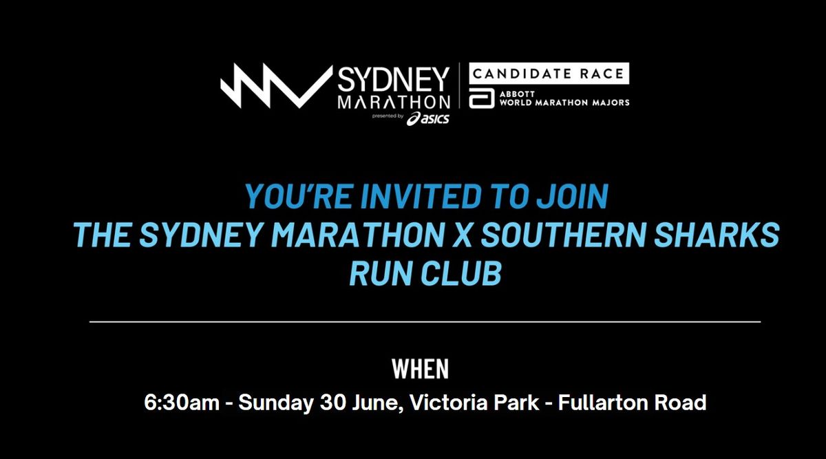 Sharks Sydney Marathon Run Club