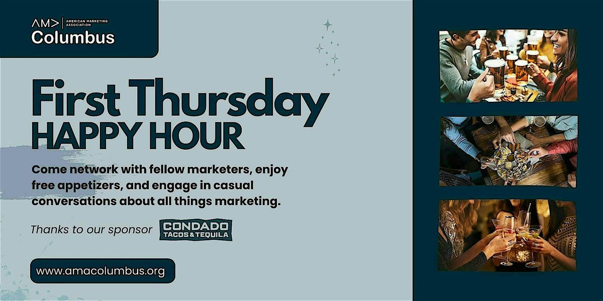 Firsty Thursday  Happy Hour with AMA Columbus (May 2026)