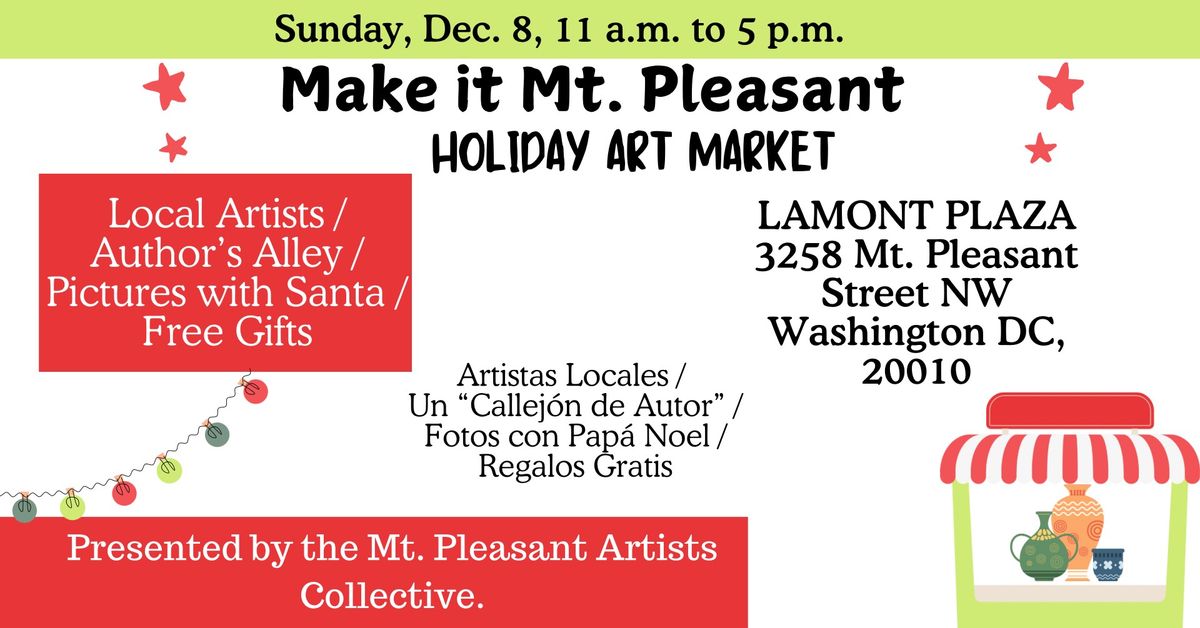 Make It Mt. Pleasant Holiday Art Market