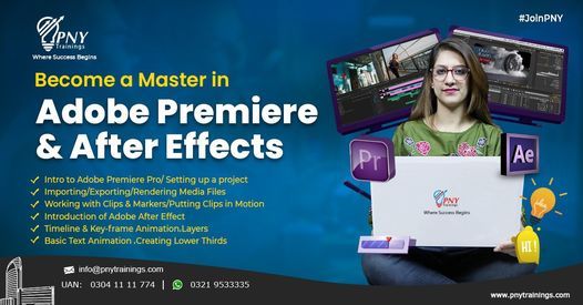 Become a Master in Adobe Premiere and After Effects