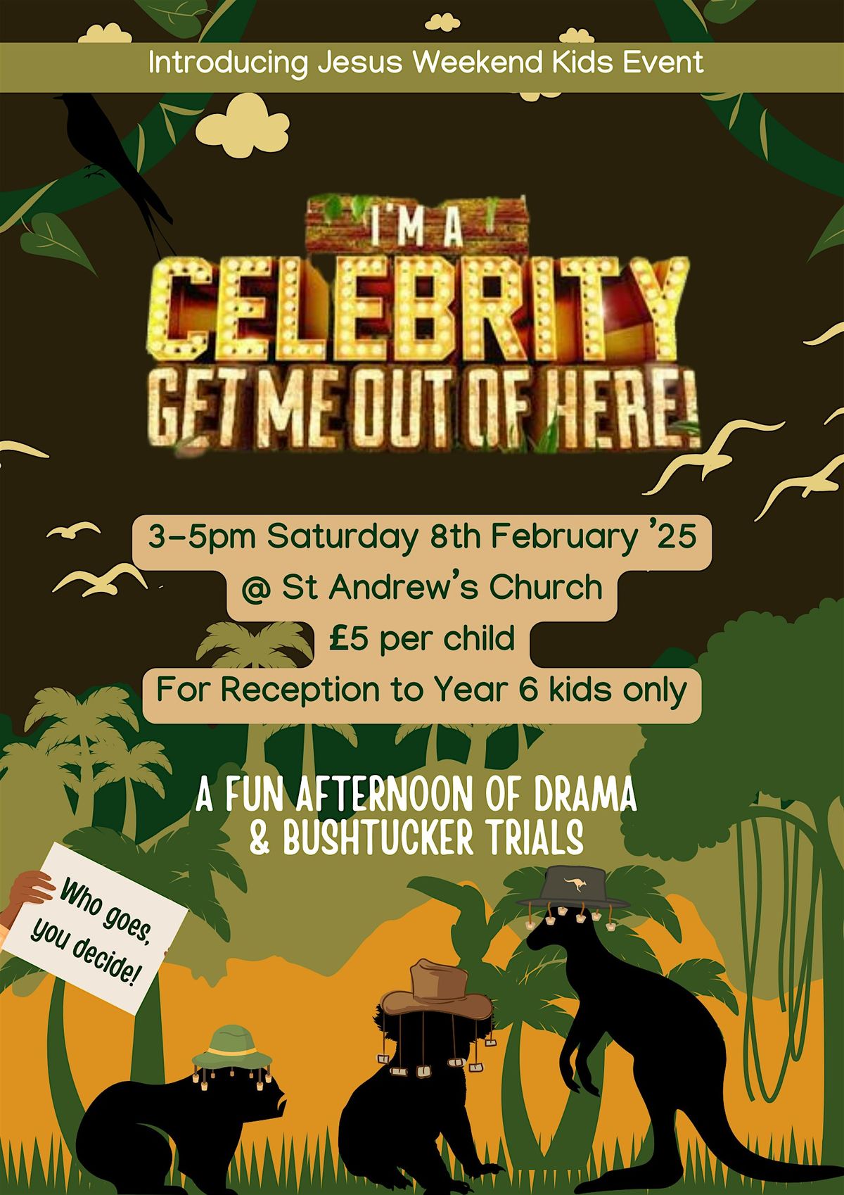 I'm a Celebrity Get Me Out of Here: An Introducing Jesus Weekend Kids Event