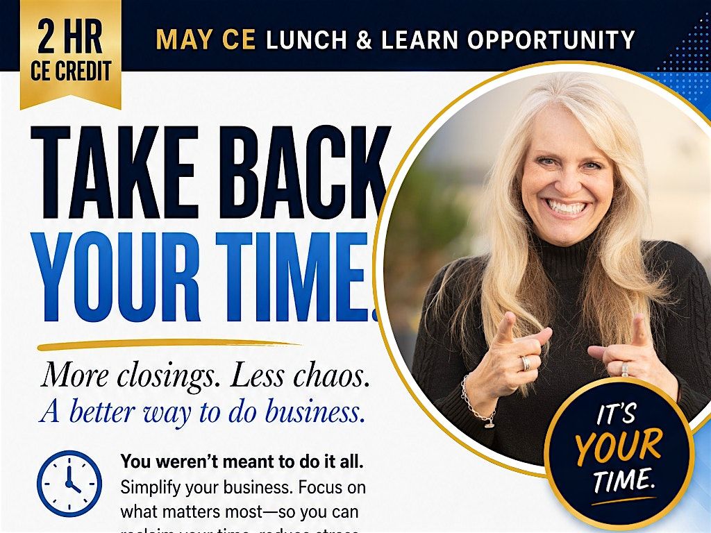 05\/20 - Take Back Your Time