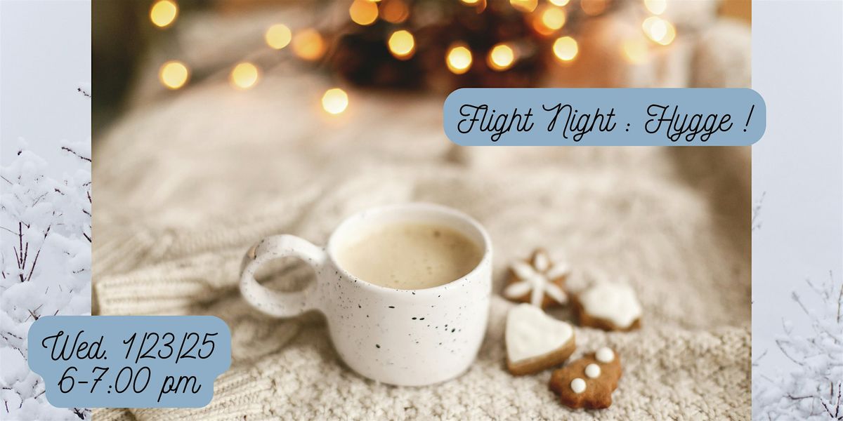 Flight Night at Kingfly Spirits! - It's Hygge Time!