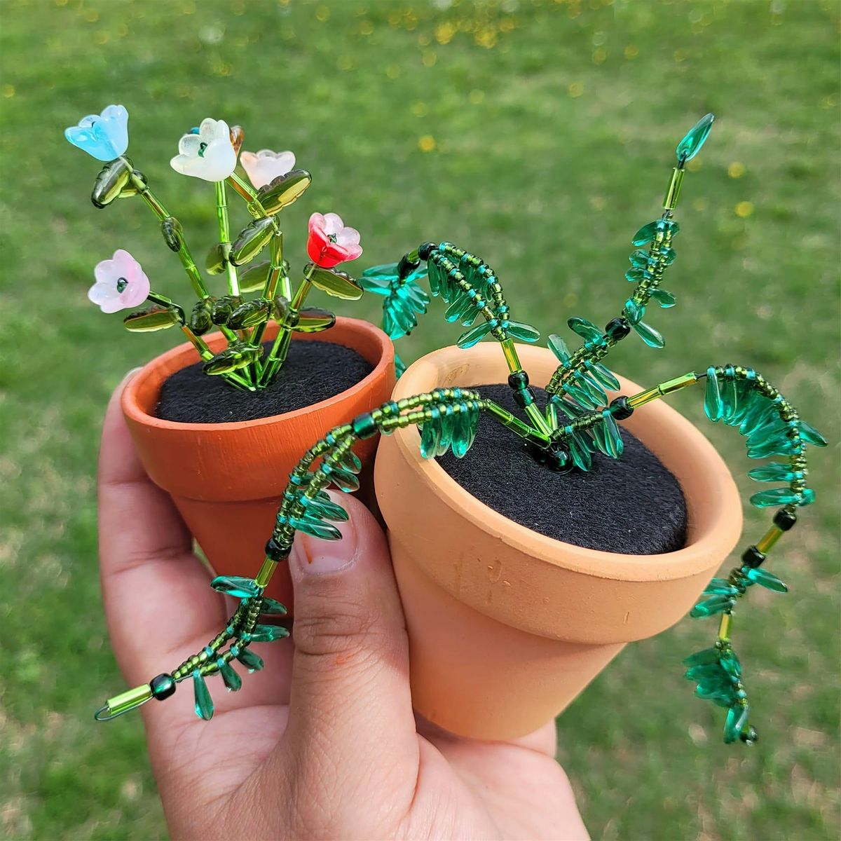 Beaded Plant Workshop with Krista Dunzy