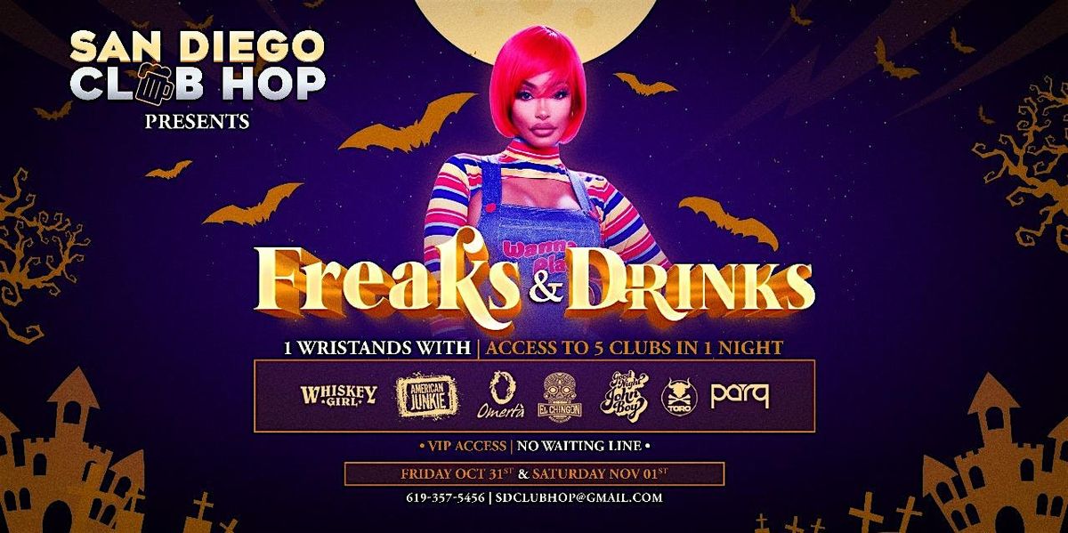 Freaks & Drinks Halloween Club Hop
