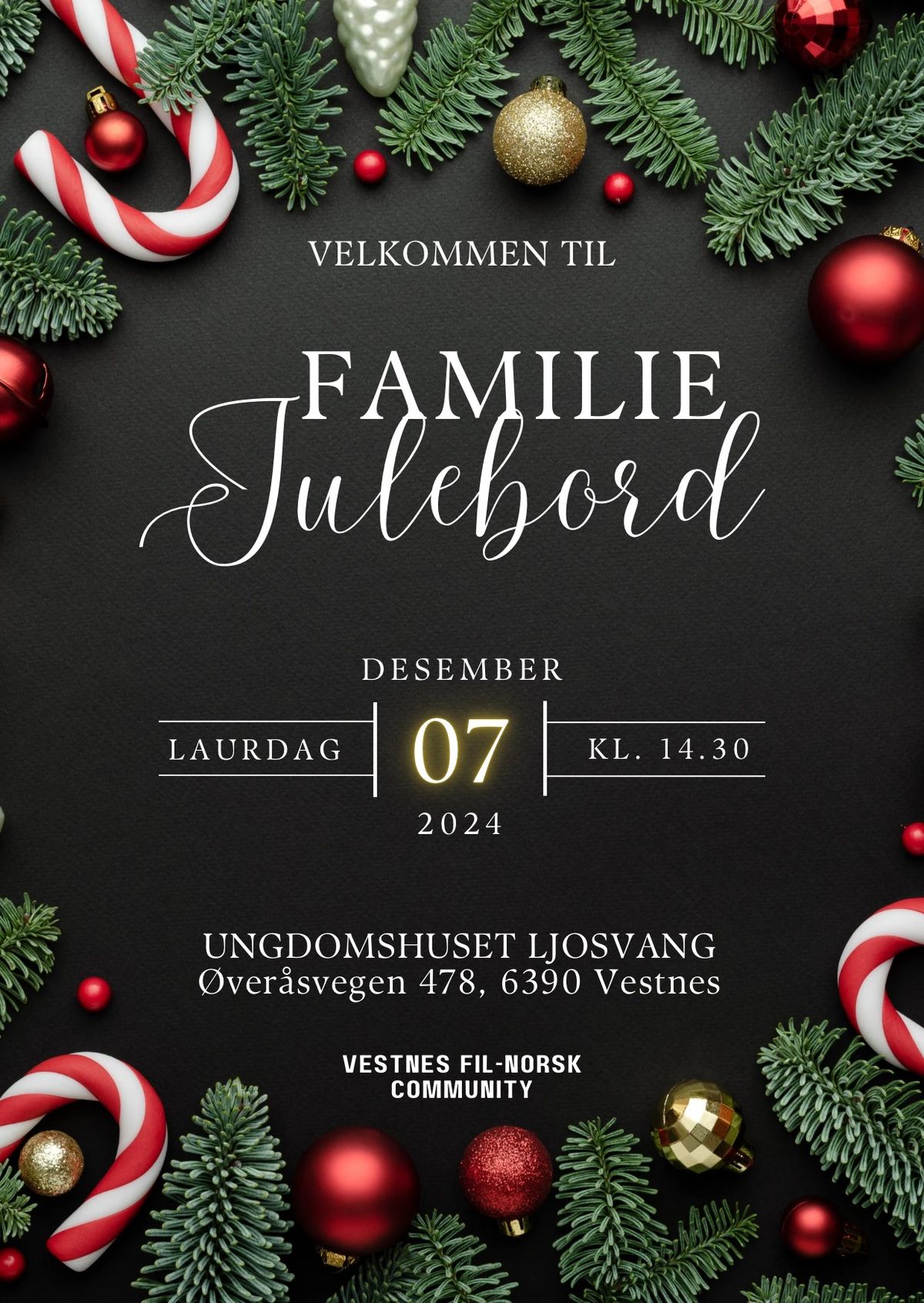 Familiejulebord