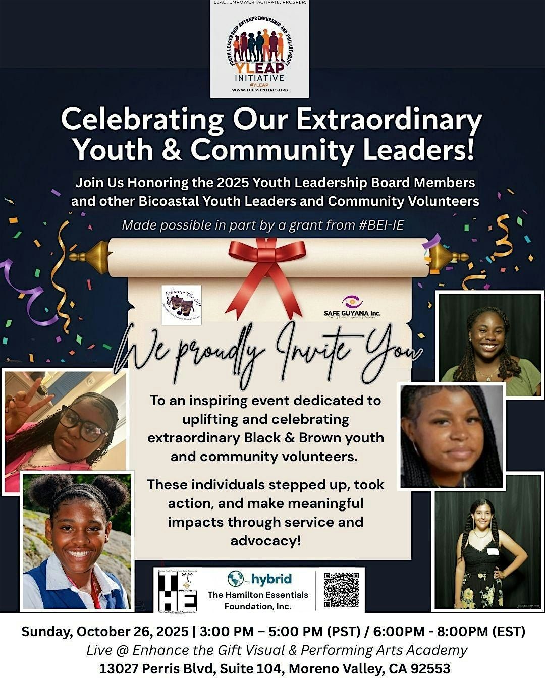 Celebrating Youth Leaders in Honor of National Make A Difference Day