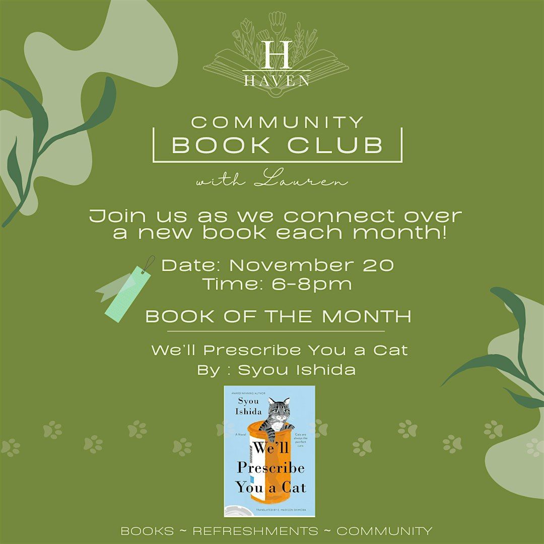 Community Book Club!