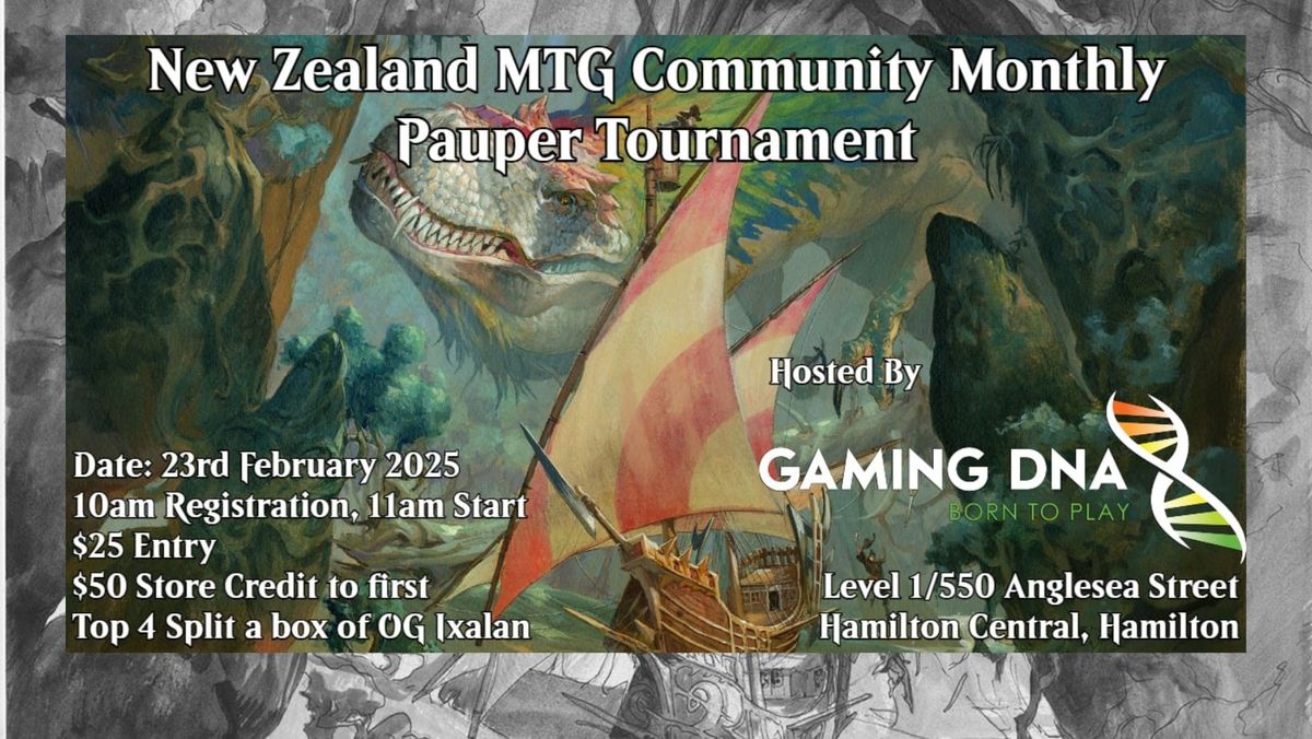 NZ MtG Community: Monthly Pauper Tournament - February 2025