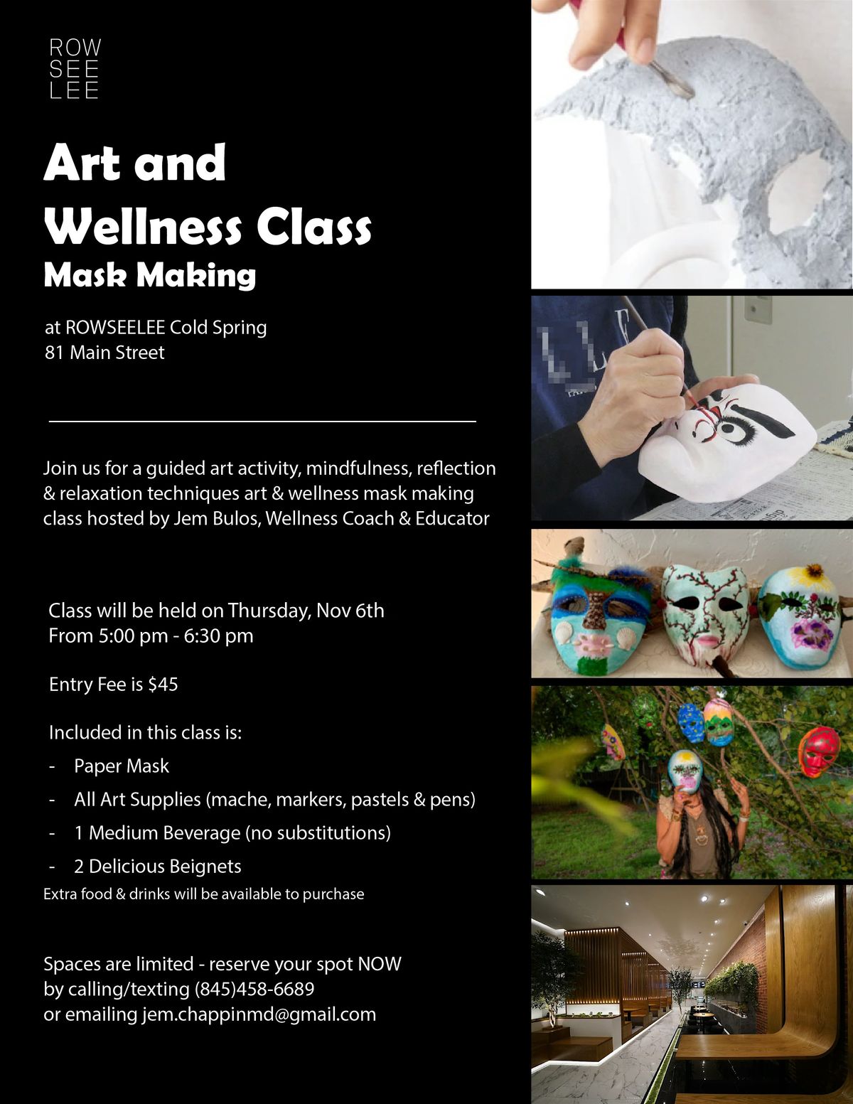 Art & Wellness ~ Mask Making