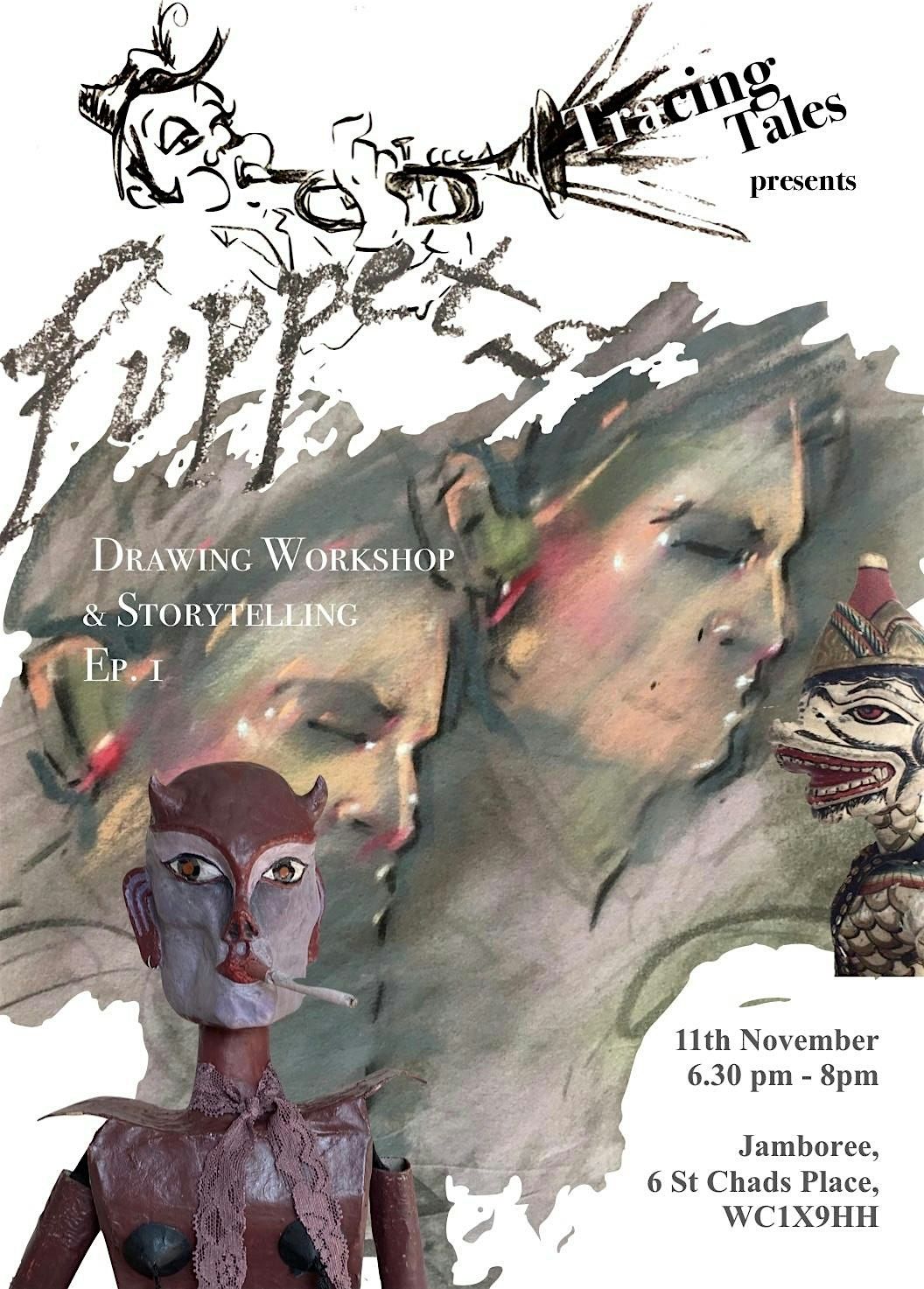 Tracing Tales Episode 1: Drawing Workshop and Puppet Storytelling