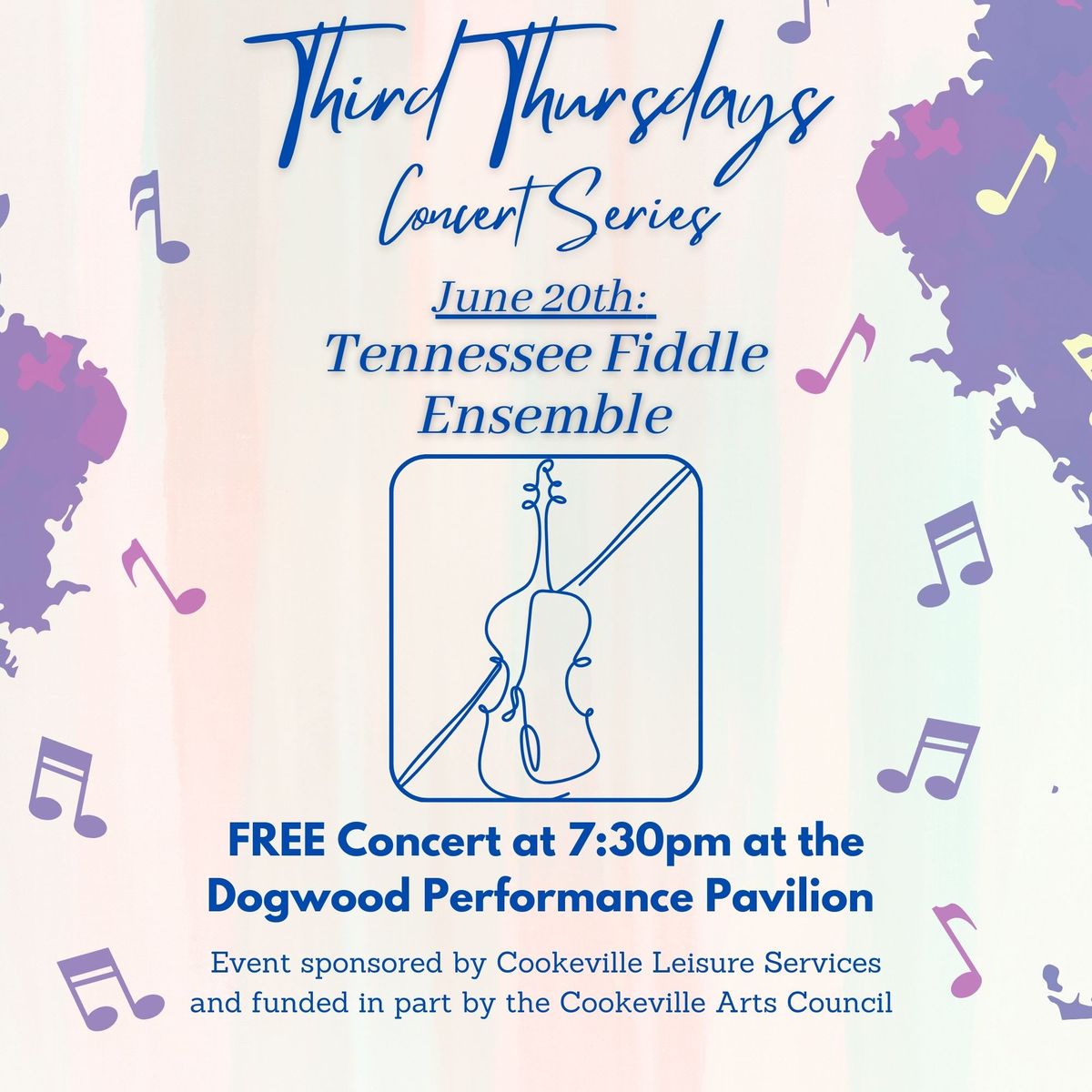 Third Thursdays in the Park Concert Series: TN Fiddle Ensemble