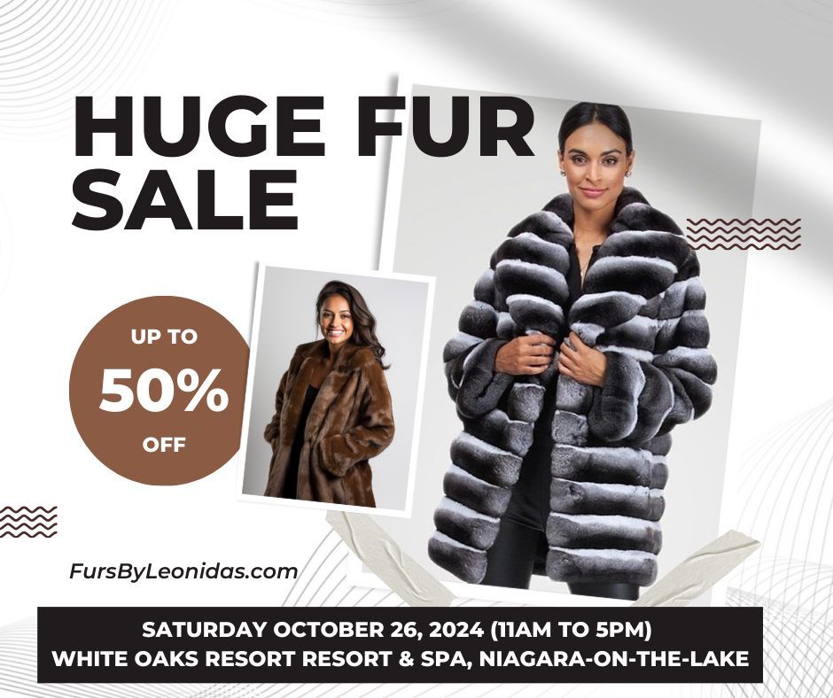 October Fur Coat Sale - Niagara on the Lake