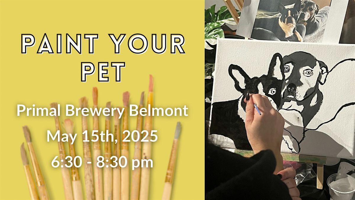 Paint Your Pet @ Primal Brewery Belmont