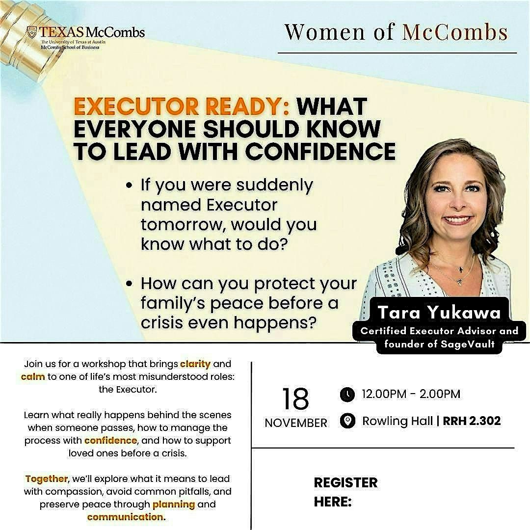 Women of McCombs November Event