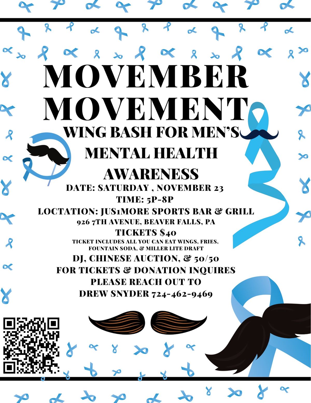 Movember Wing Bash 