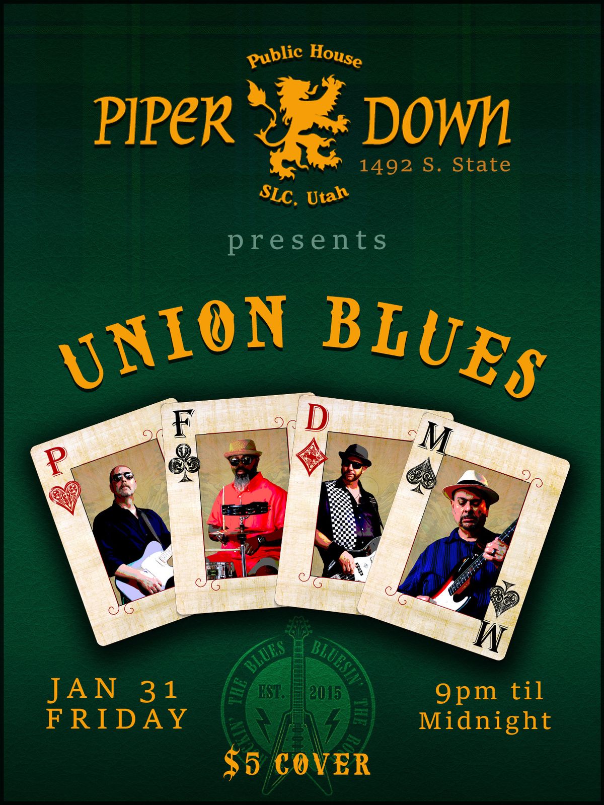 Union Blues Live at Piper Down