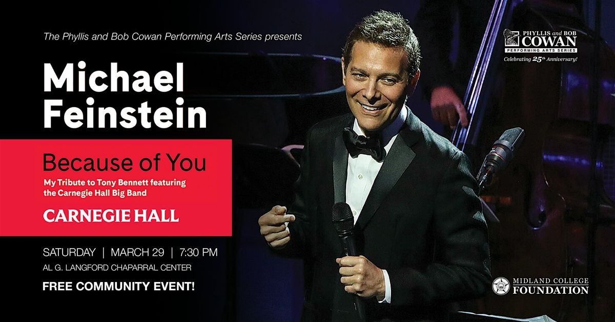 Michael Feinstein in Because of You My Tribute to Tony Bennett