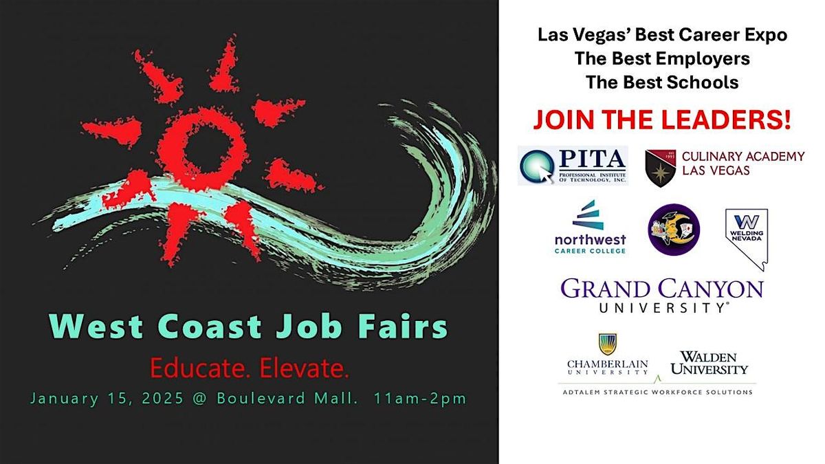 Las Vegas Jobs Training Expo.  Colleges, Trade and Technical Schools