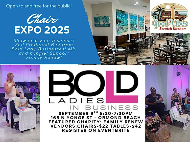 Bold Ladies Chair Expo