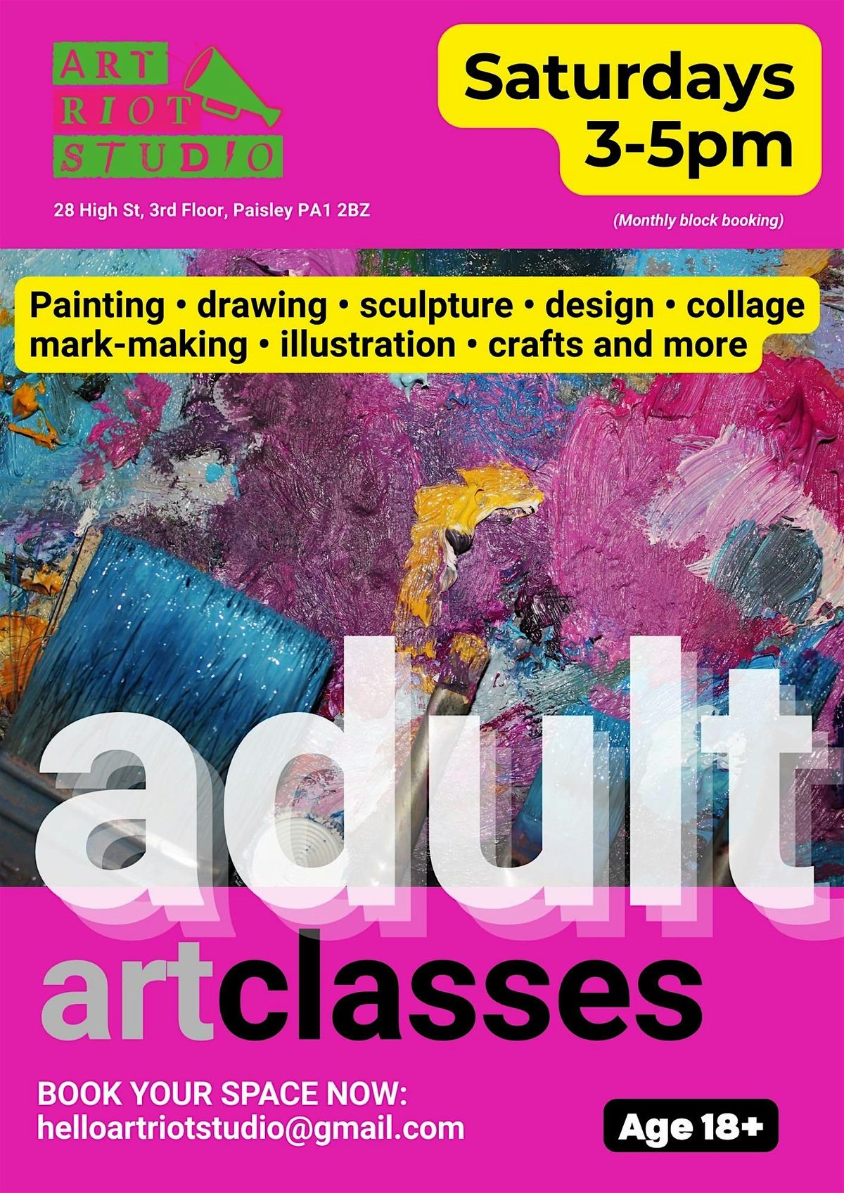 Weekly Adult Art Class with Carolan McPherson