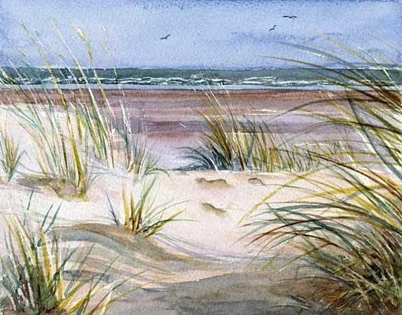 Watercolor Sand Dunes Workshops with Phyllis Gubins