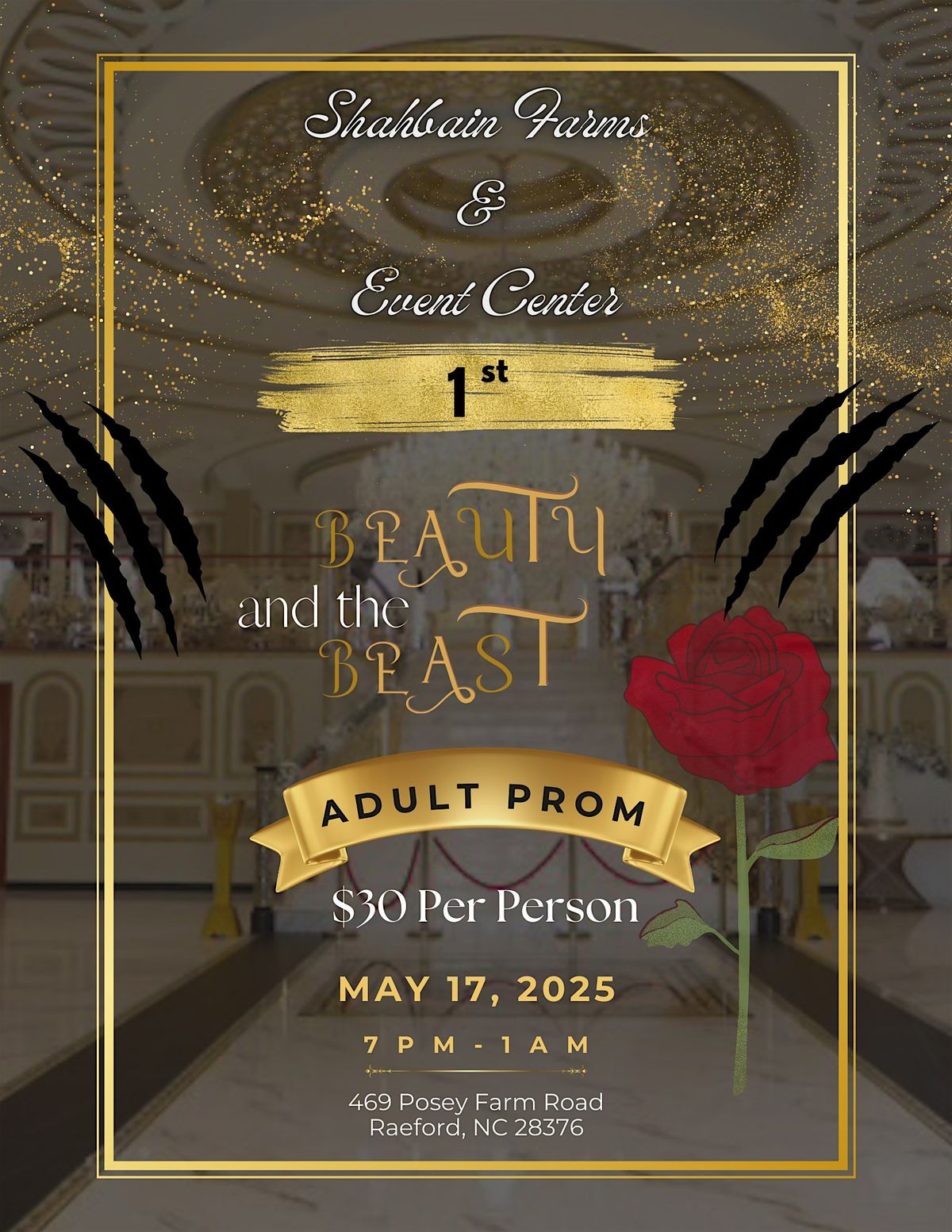 Beauty & The Beast - Adult Prom