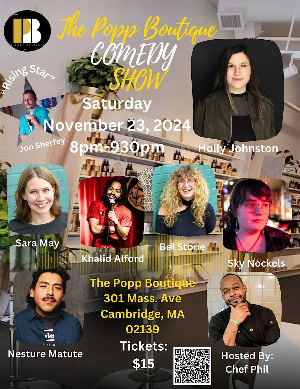 The Popp Boutique Comedy Show