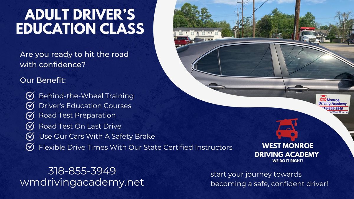 ADULT DRIVER'S EDUCATION 
